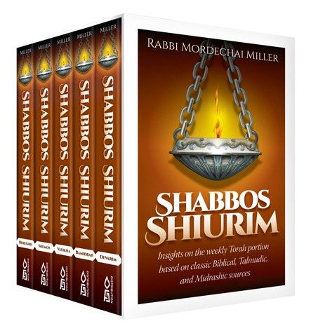 Shabbos Shiurim set 5 vols.