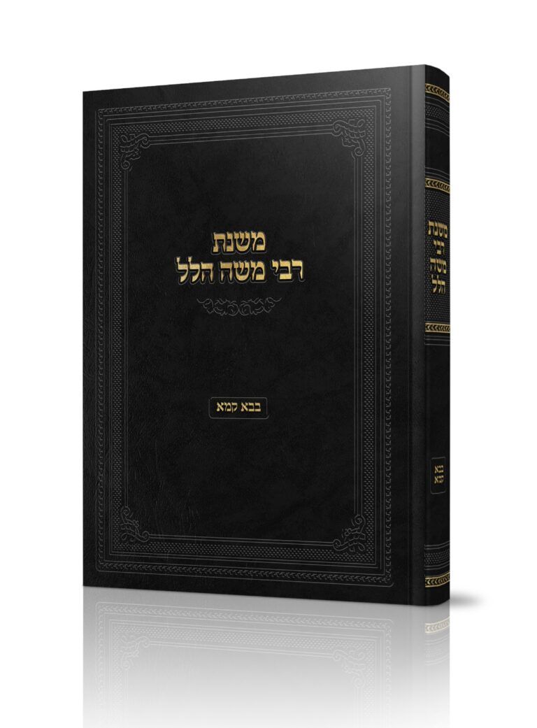 משנת רבי משה הלל - על מסכת בבא קמא