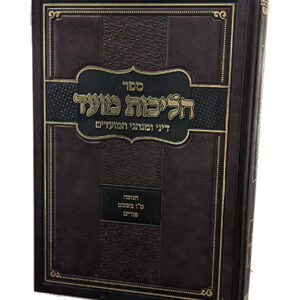 הליכות-מועד-דיני-ומנהגי-המועדים