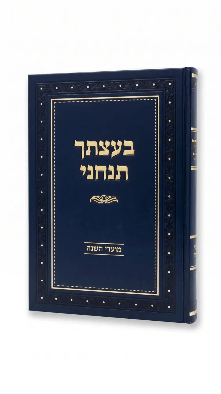 בעצתך תנחני - מועדים
