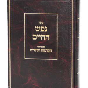 נפש החיים עם הקדמות ושערים — עותק לבדיקה