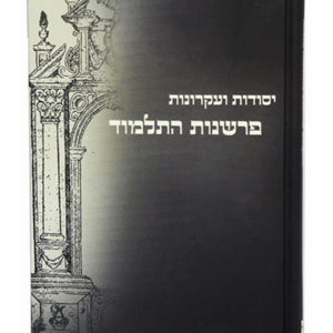 יסודות ועקרונות פרשנות התלמוד — עותק לבדיקה