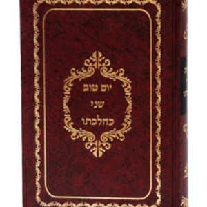 יום טוב שני כהלכתו מהדורה חדשה ומורחבת — עותק לבדיקה