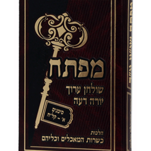 מפתח שו"ע — עותק לבדיקה