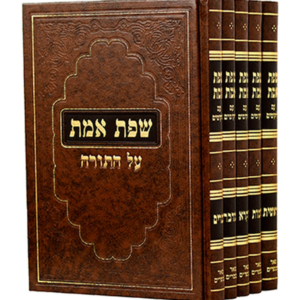 שפת אמת עה"ת — עותק לבדיקה