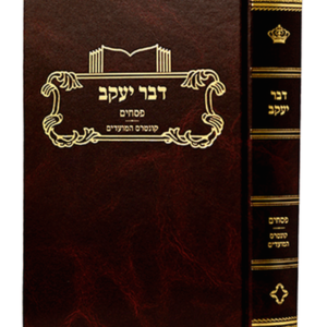 דבר יעקב פסחים — עותק לבדיקה