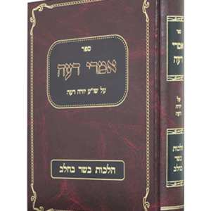 אמרי דעה הלכות בשר בחלב — עותק לבדיקה
