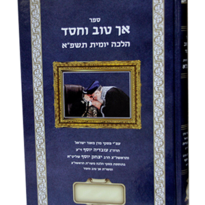 אך טוב וחסד הלכה יומית תשפא — עותק לבדיקה
