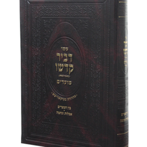 דביר קדשו בין המצרים — עותק לבדיקה