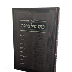 כוס של ברכה בסוגיות בפוסקים ובהלכה — עותק לבדיקה