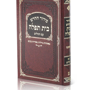 סידור בית תפילה לבית כנסת עם תהילים — עותק לבדיקה