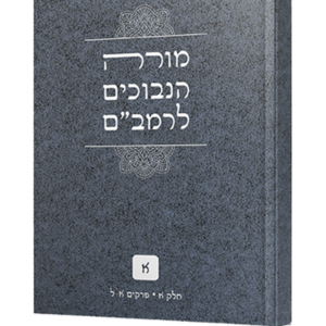 מורה הנבוכים להרמב"ם – חלק א — עותק לבדיקה