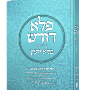 פלא דורש על הפלא יועץ – חלק ה — עותק לבדיקה
