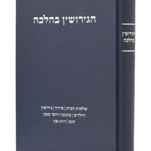 הגירושין בהלכה — עותק לבדיקה