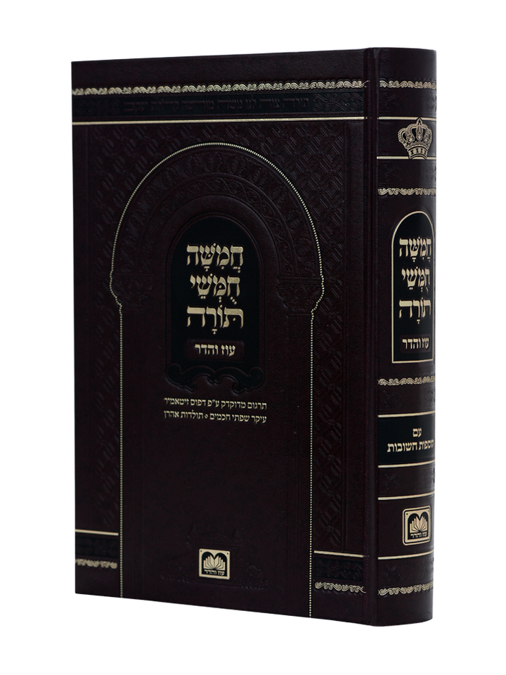 חמישה חומשי תורה בית כנסת תלמידים כרוך