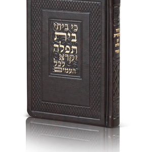סידור לשחרית דמוי עור — עותק לבדיקה