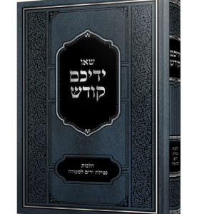 ידיכם קודש – הלכות נטילת ידיים לסעודה — עותק לבדיקה