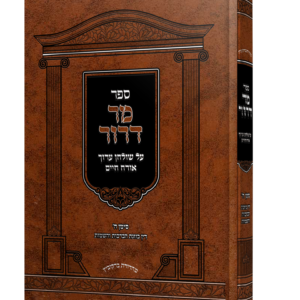 מר דרור על שוע אורח חיים – כוונת השמות והברכות — עותק לבדיקה