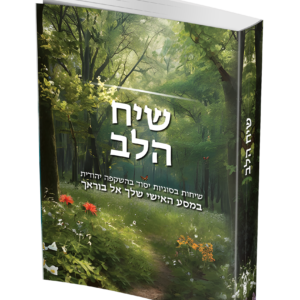 שיח הלב – שיחות בסוגיות יסוד בהשקפה יהודית — עותק לבדיקה