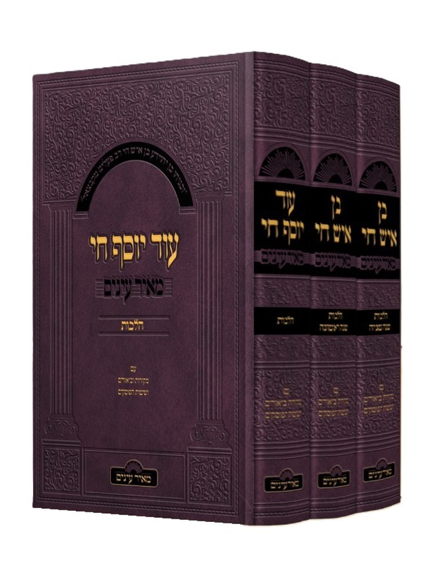 בן איש חי ועוד יוסף חי מאיר עינים ג"כ