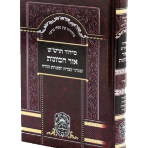 סידור כוונות הרש"ש שמיני עצרת ושמחת תורה ע"מ — עותק לבדיקה